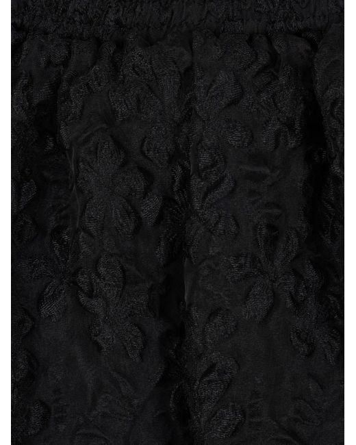 CECILIE BAHNSEN Black Patterned-Jacquard Skirt
