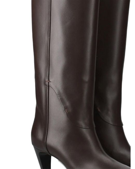 Premiata Brown 70Mm Point-Toe Heel Boots