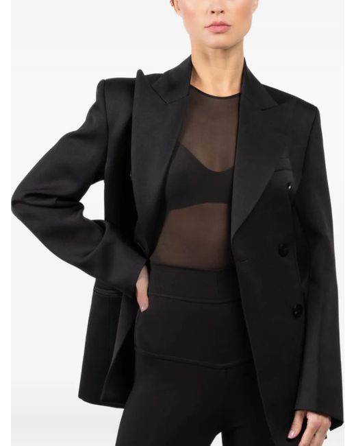 Seafarer Black Double-Breasted Blazer