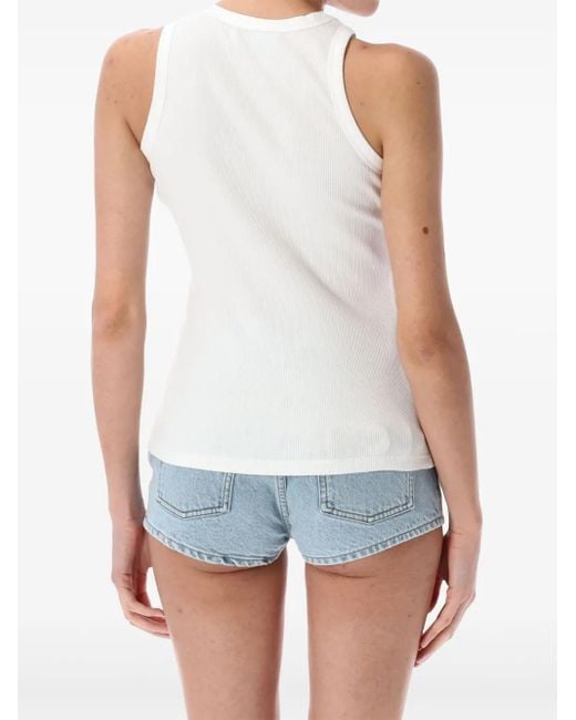 Coperni Blue Washing Clip Tank Top