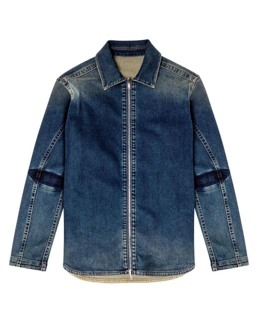 ジャケット・アウター DIESEL D-SIMPLY denim XL DIESEL D-Simply-Re Jacket in Blue for Men | Lyst