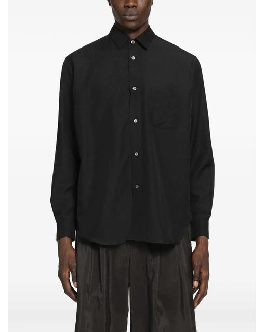 stein Black Long Sleeve Shirt for men