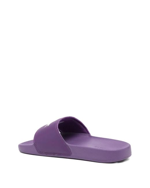 Lacoste Purple Serve Slides
