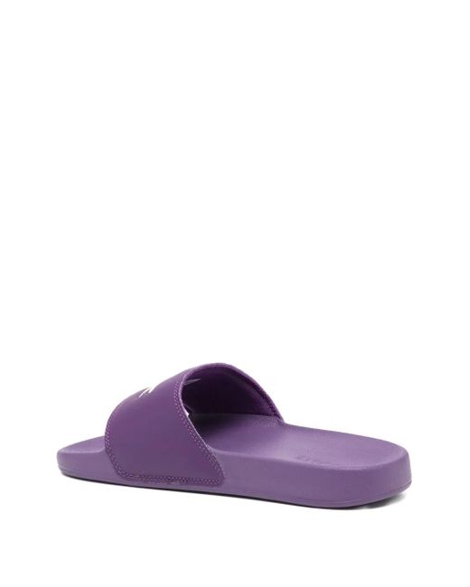 Lacoste Purple Serve Slides
