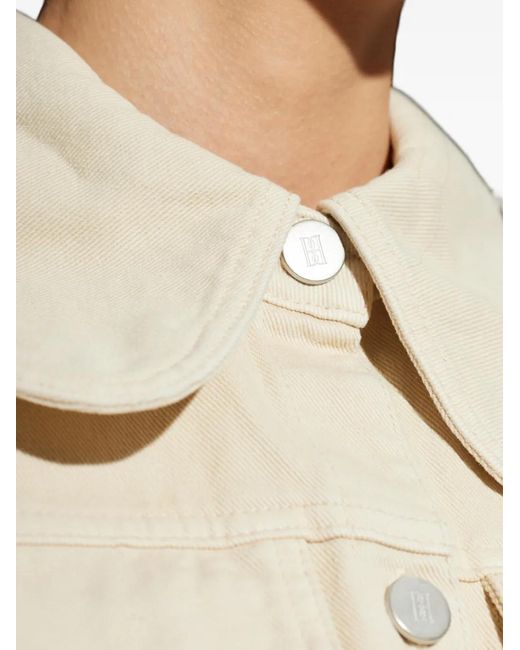 By Malene Birger White Villies Collar Buttoned Jacket