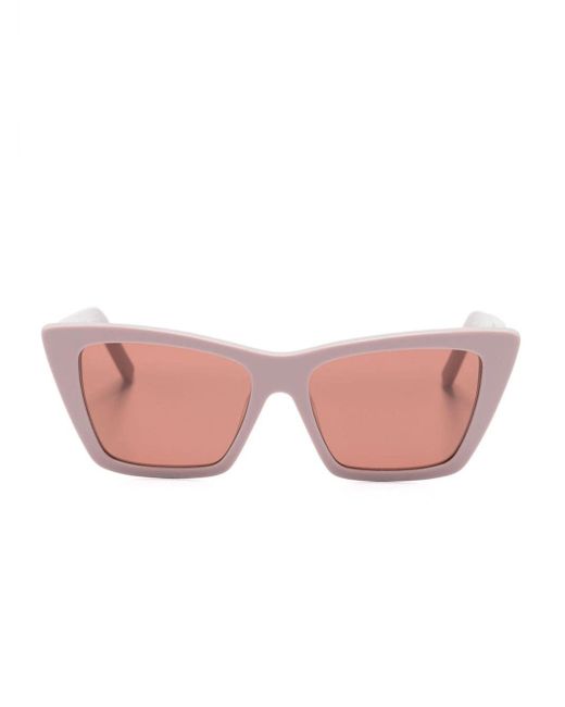 Saint Laurent Pink Sl 276 Mica Cat-eye Sunglasses