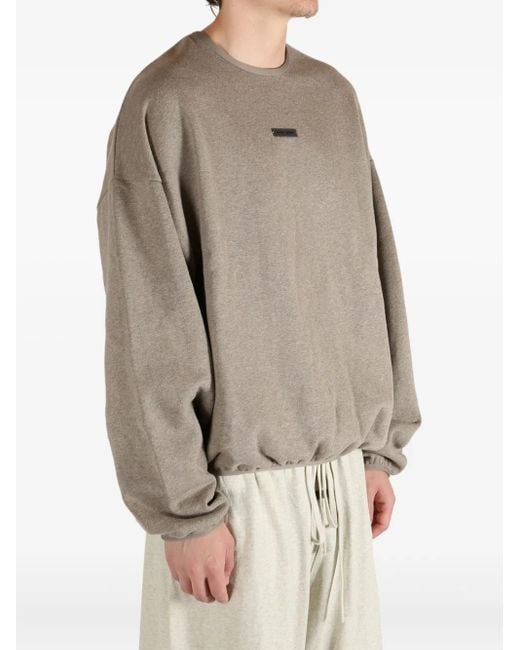 Fear Of God Brown Elasticated-Hem Sweatshirt for men
