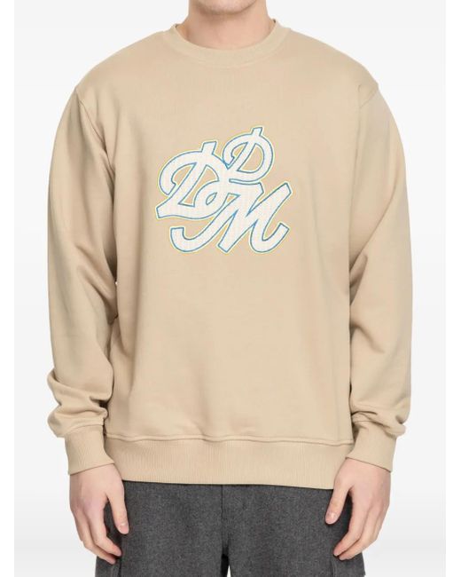 Drole de Monsieur Natural Embroidered-Logo Sweatshirt for men