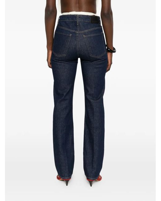 Citizens of Humanity Blue Zurie Straight-Leg Jeans