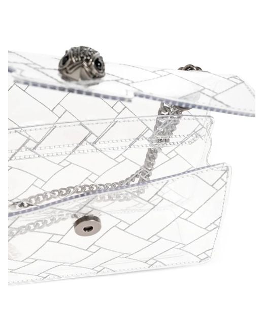 Kurt Geiger White Mini Sac Porté Épaule Kensington