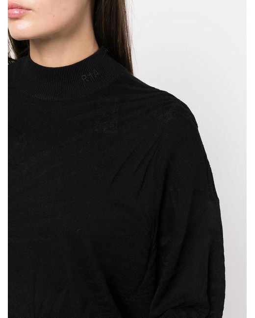 RTA Oversized Jurk in het Black