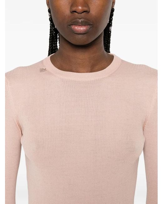 Jersey Con Apliques Prada de color Pink
