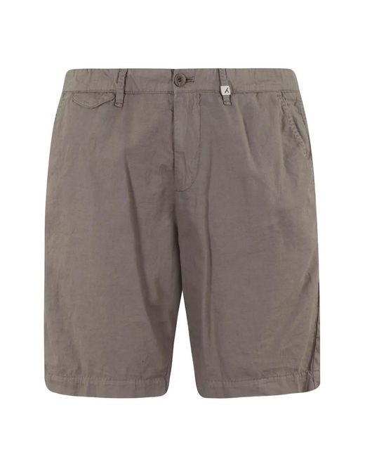 Myths Gray Bermuda Boutonné for men