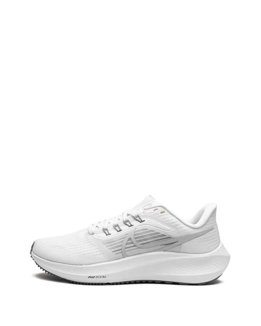 Nike White Pegasus 39 Low-Top Sneakers