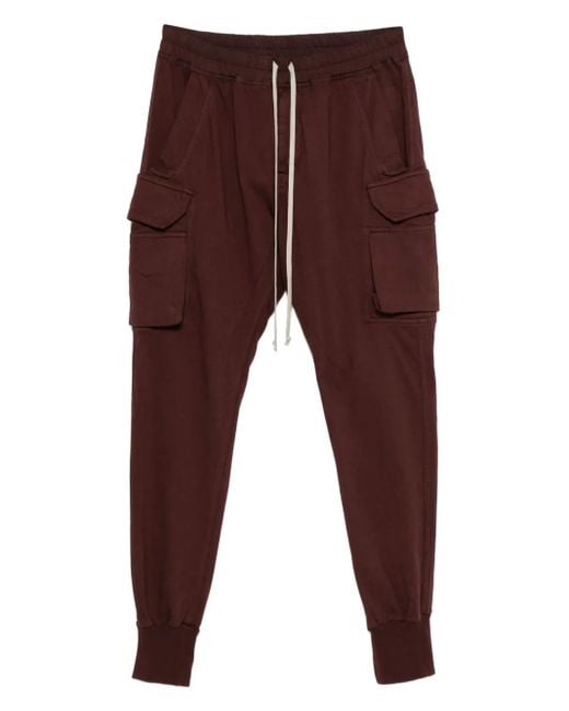 メンズ Rick Owens ドローストリング カーゴパンツ Brown