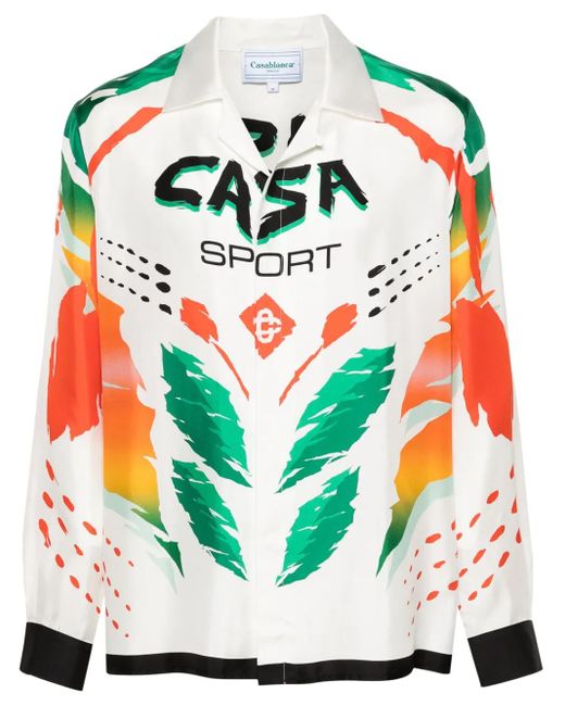Casablanca White Casual Shirts for men
