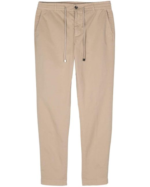 Peserico Natural Elasticated-waistband Trousers for men