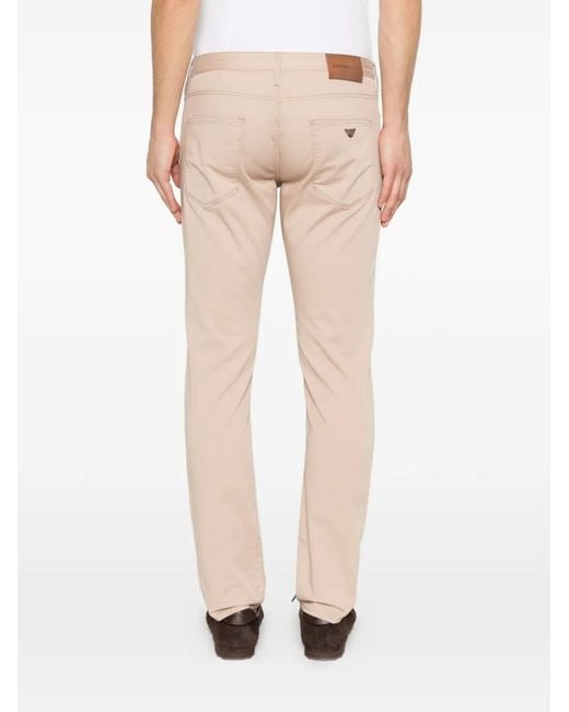 Emporio Armani Natural Five-Pockets Trousers for men