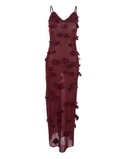 Coperni バタフライトリム スリップドレス Purple