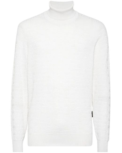 Philipp Plein Sweater Met Monogram in het White voor heren