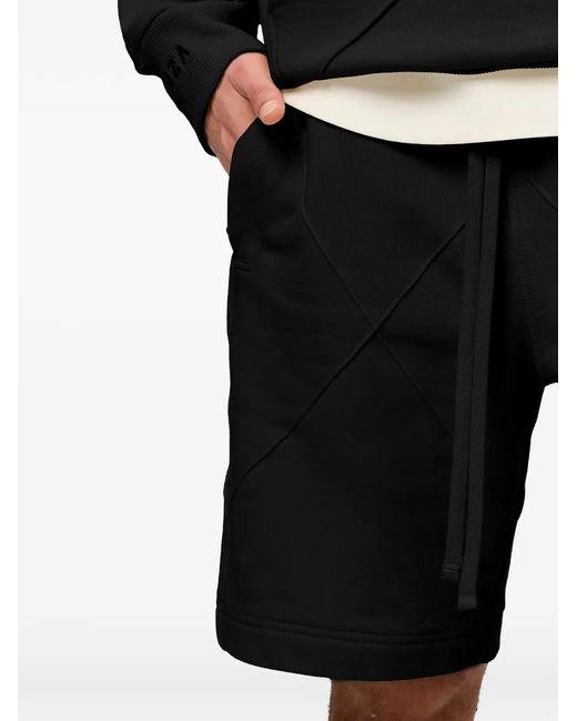 Hamza Black Diamond Track Shorts for men