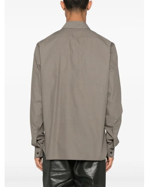 Rick Owens Work Overhemd in het Gray voor heren