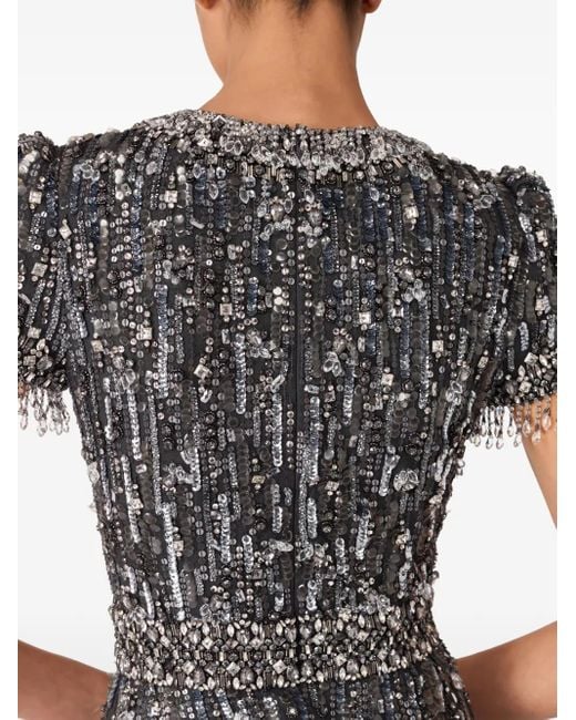 Jenny Packham Roxy Maxi-Jurk in het Gray