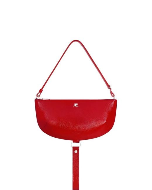 Borsa A Spalla Holy Eclipse di Courreges in Red