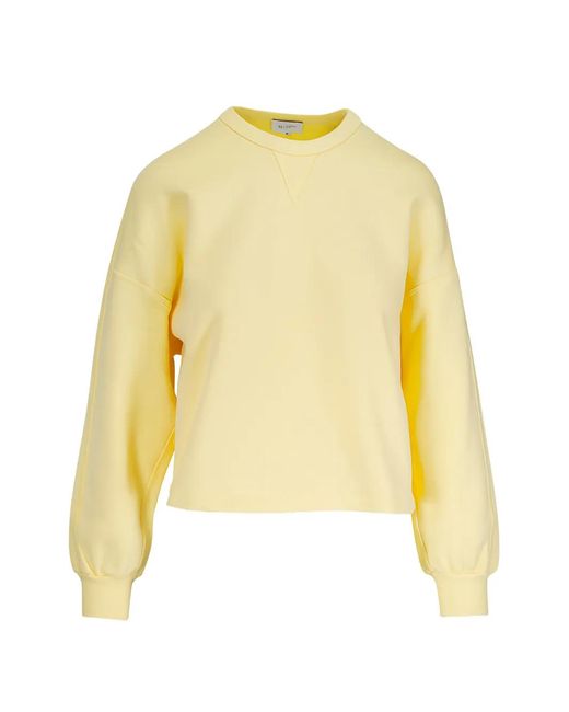 AG Jeans Yellow Roselle Crew-Neck Sweatshirt