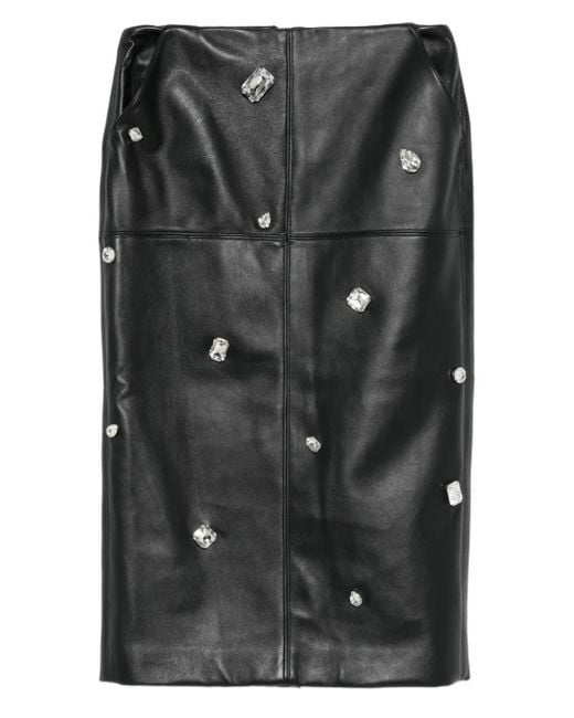 David Koma ビジュートリム スカート Black
