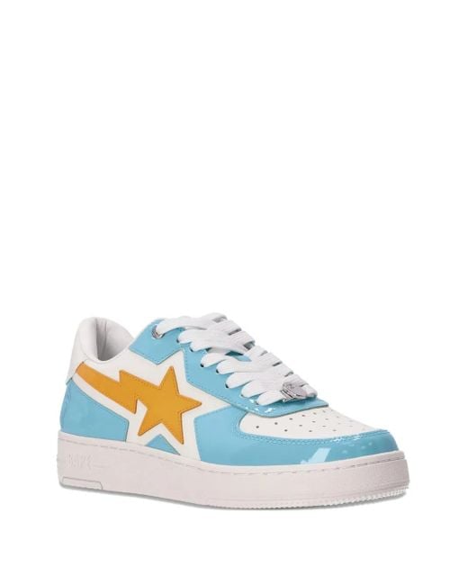 A Bathing Ape Blue Star Lightning Sneakers for men