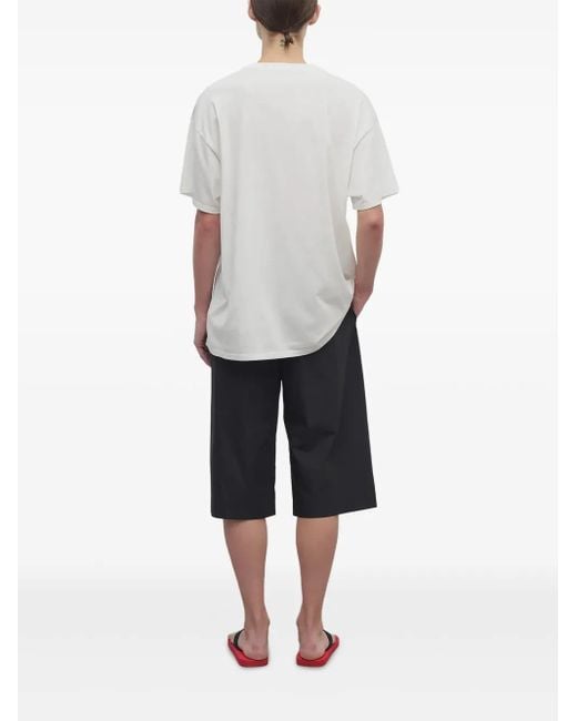 The Row Black Eliot Bermuda Shorts