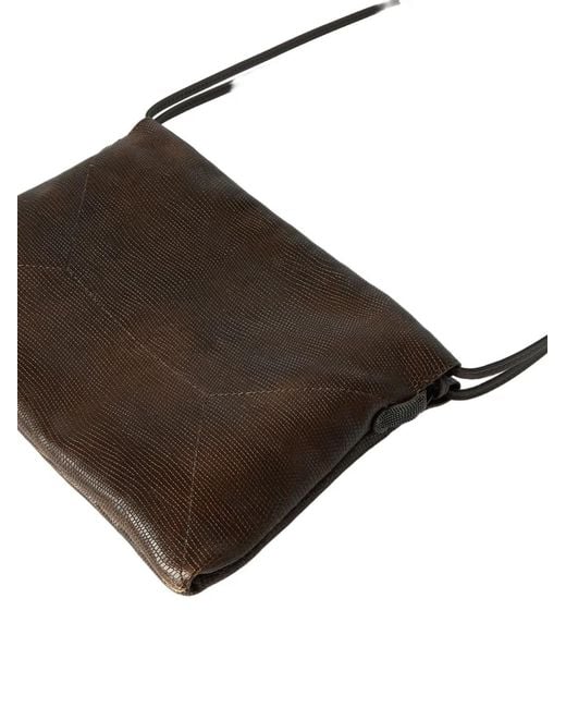 Pouch di Brunello Cucinelli in Brown