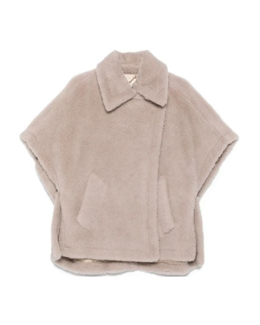 Mantella Teddy di Max Mara in Gray