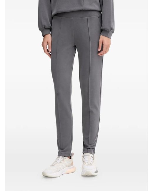 EA7 Gray Survêtement À Détails De Coutures