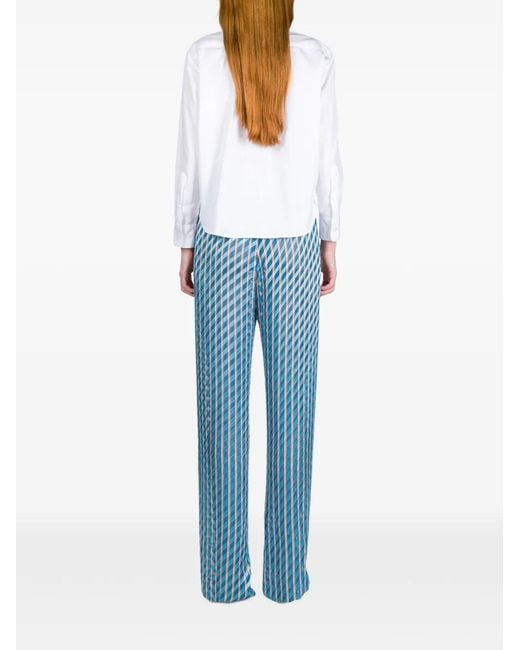 Dries Van Noten White Long-Sleeve Shirt