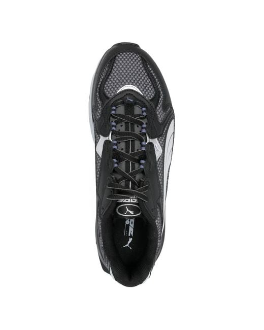 PUMA Black Fade Nitro Logo Sneakers for men