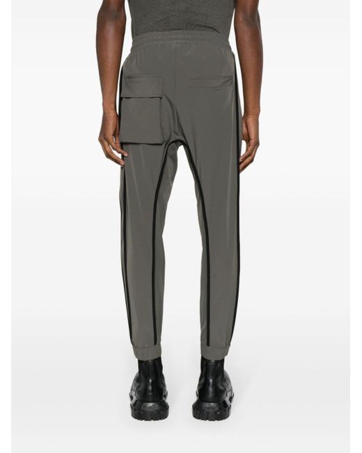 Thom Krom Gray Contrasting-trim Technical-jersey Trousers for men