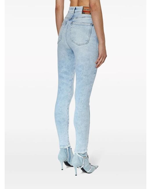 DIESEL Blue 1984 Slandy-High 09G17 Skinny Jeans