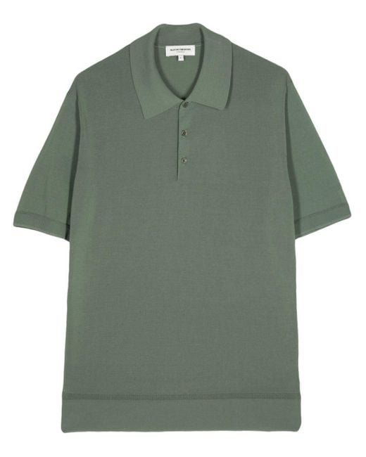 MAN ON THE BOON. Green Short-sleeve Polo Shirt for men