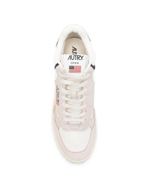 Baskets À Patch Logo Autry pour homme en coloris White