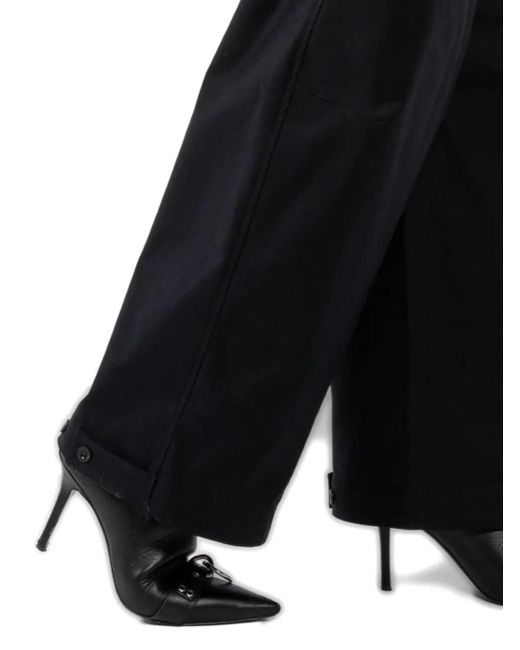 Rosetta Getty Broek Met Wijde Pijpen in het Black