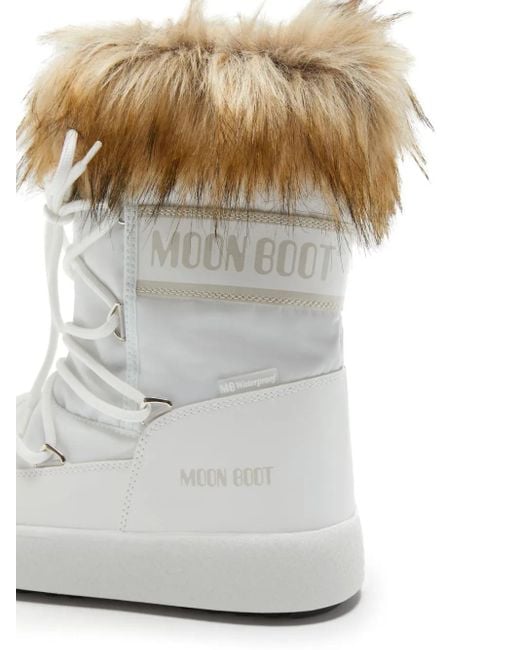 Moon Boot White Ltrack Low Monaco Boots