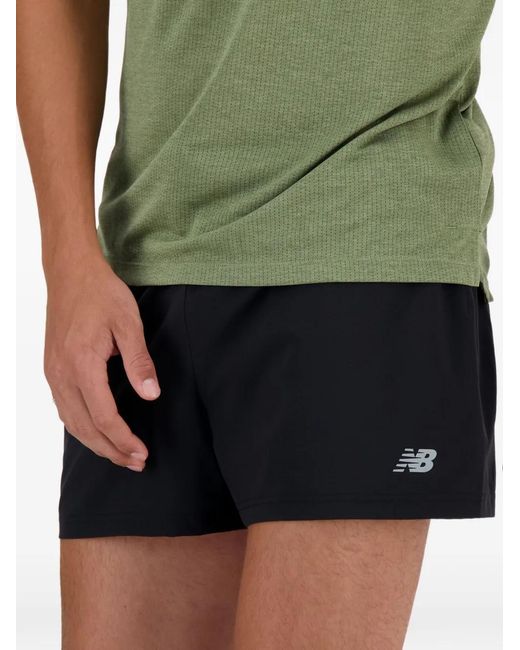 New Balance Black Sport Essential 3" Track Shorts for men