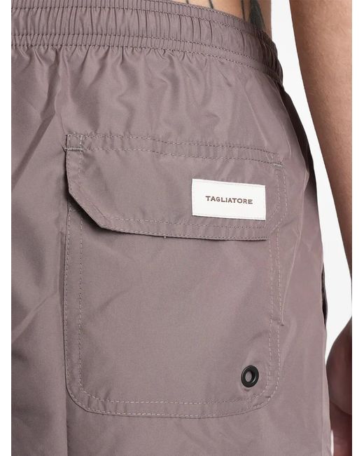 Tagliatore Multicolor Short De Bain À Lien De Resserrage Et Patch Logo for men