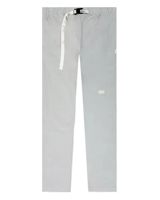 Advisory Board Crystals Gray Corduroy Buckled Trousers for men