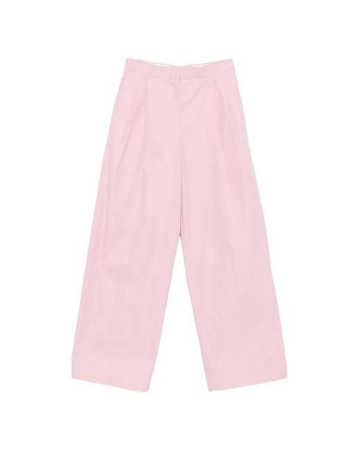 Jil Sander Pink Welt-Pockets Trousers