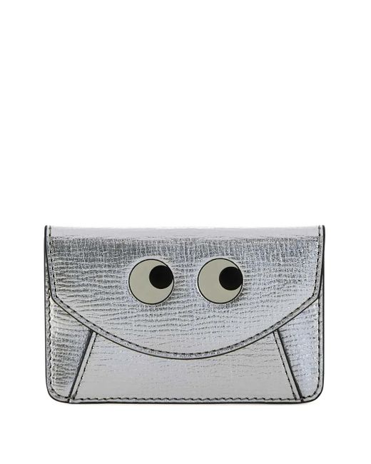 Anya Hindmarch Leather Wallet Gray