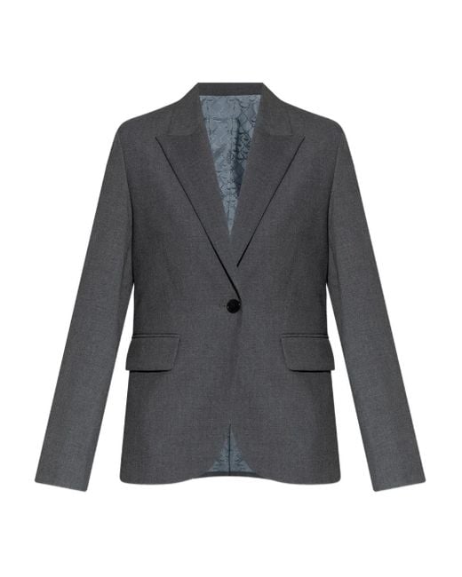 Zadig & Voltaire Gray Vavy Tailored Blazer