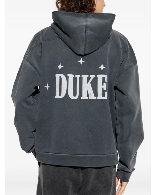 Duke & Dexter Gray Duke Plus Hoodie for men